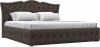 123068 Кровать интерьерная Герда 180 (Коричневый/Рогожка) Лига Диванов арт.123068