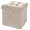 13583 Пуфик Dreambag складной Светло-Бежевый Велюр 13583