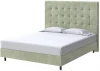 2027562 PROxSON Кровать Madrid Boxspring Standart (Ткань: Велюр Лофти Олива) 90x200
