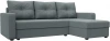 125988 Диван угловой Ливерпуль Лайт правый угол (Серый/Рогожка) Лига Диванов арт.125988