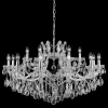 HOLLYWOOD SP12+6 CHROME Люстра подвесная хрустальная Crystal Lux Hollywood, 18 ламп, хром с прозрачным