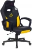 HERO CYBERZONE Кресло игровое Zombie HERO CYBERZONE черный/желтый эко.кожа с подголов. крестовина пластик