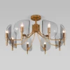 60135/8 латунь Потолочная люстра Eurosvet Rocco 60135/8 латунь