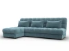 136952L Диван угловой Лига-116 НПБ угол левый (ДСП,ЛДСП,Велюр/Бирюзовый) Лига Диванов 136952L