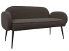 131081 Диван прямой Лига-086 (Фанера/Металл/Рогожка/Коричневый) Лига Диванов 131081
