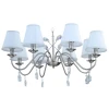 836/8-Whitechrome Подвесная люстра IDLamp 836 836/8-Whitechrome