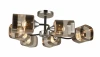 MD.1548-6-S-CH+BK Потолочная люстра Imex MD.1548-6-S-CH+BK