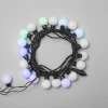 HB20-1-2RGB Гирлянда «Шарики» 5м RGB 220В,  20 LED, провод черный каучук, IP65 Laitcom HB20-1-2RGB
