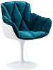 1571D7033-29 Кресло DС-1571D Marin blue fabric 7033-29