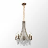 LSP-6005 Подвесная люстра Lussole Rains LSP-6005 (220V, хрусталь, на цепи, подсвечник, свеча)