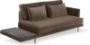 809974 Кушетка Ricadi ОГОГО (арт.809974), (Ткань/Коричневый,Серый)