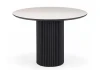 625658 Кухонный стол Notta Барел 110 krater perla repose / черный