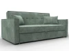 134881 Диван прямой Лига-104 (160) (ЛДСП,Брус,Фанера,Велюр/Зеленый) Лига Диванов 134881