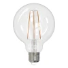 LED-G95-10W/3000K/E27/CL PLS02WH картон Лампочка светодиодная шар прозрачная E27 10W 3000K Uniel LED-G95-10W/3000K/E27/CL PLS02WH