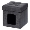 13639 Пуфик Dreambag складной Для Животных Графит Велюр 13639