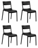 LMZL-PP902-N_P_B-03 Набор 4 шт стул обеденный DOBRIN TIM (черный (B-03))