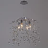 08180-0.4-04 CR Подвесная люстра хрустальная Reluce 08180-0.4-04 CR (220V, на тросе)