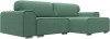 121934 Диван угловой Лига-029 правый угол (Зеленый/Рогожка) Лига Диванов арт.121934