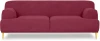 604100 Диван Portofino 2-х местный ОГОГО (арт.604100), (Рогожка/Бордовый)