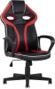 УТ000001838 Кресло игровое TopChairs Racer Lighti черное с красным УТ000001838