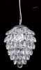 CHARME SP2+2 LED CHROME/TRANSPARENT Люстра подвесная со светодиодной подсветкой Crystal Lux Charme, 2 лампы, хром, прозрачный