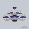 1308/12+6/360/2d G Cl/Clear-Blue/H-1I Люстра подвесная 1308 1308/12+6/360/2d G Cl/Clear-Blue/H-1I