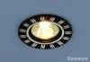 5814 MR16 BK/CH Встраиваемый точечный светильник Elektrostandard 5814 черный/хром