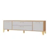 00-00185354 Тумба под телевизор ТЭКС Парус-13, Дуб крафт золотой, Кашемир