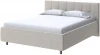 2013333 PROxSON Кровать Diamo без основания (Ткань: Велюр Gratta 1 Шампань) 200x200