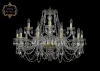11.11.10+5.300.Gd.Sp Подвесная люстра Art Classic 11.11 11.11.10+5.300.Gd.Sp (220V, хрусталь, на цепи, подсвечник, свеча)