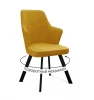 00-00084761 Стул DikLine 235 поворотный, NS Gold горчица, ножки черные 00-00084761