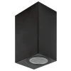UUL-P42A 2х6W/GU10 IP65 BLACK Архитектурная подсветка под две лампы GU10 черный Uniel UUL-A01S UUL-P42A 2х6W/GU10 IP65 BLACK