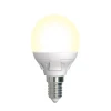 LED-G45 7W/3000K/E14/FR/DIM PLP01WH картон Лампочка светодиодная шар белая E14 7W 3000K Uniel LED-G45 7W/3000K/E14/FR/DIM PLP01WH