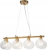645/4PL Подвесной светильник Escada Soprano 645/4PL 4х40Вт Е14, металл/стекло, бронза (220V, на тросе)