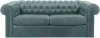 344558 Диван Chesterfield ОГОГО (арт.344558), (Ткань/Бирюзовый)