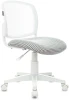 CH-W296NX/GF-LT Кресло детское CH-W296NX белый TW-15 гусин.лапка Morris-1 сетка/ткань крестов. пластик Бюрократ CH CH-W296NX/GF-LT