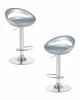 LM-1010-N_CH-M_ABS-silver Набор 2 шт стул барный DOBRIN DISCO (серебряный)