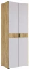 576852 Шкаф Woodville Адам двухдверныйдуб крафт золотой / белое дерево арт.576852