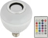 ULI-Q340 8W/RGB/E27 WHITE Светодиодный светильник(лампа) Диско. с динамиком и Bluetooth. 220В. ULI-Q340 ULI-Q340 8W/RGB/E27 WHITE