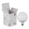 LBMW27G02 Лампочка светодиодная шар белая колба E27 14 Вт 2700K MW-Light LBMW27G02