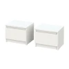 00-00220762 Тумба Арника прикроватная Денвер (2 шт.), Белый
