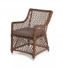 YH-C1619W-2 brown Плетеное кресло из искусственного ротанга, цвет коричневый 4SIS Латте YH-C1619W-2 brown