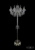1409T2/8/195-160 G Торшер Bohemia 1409 1409T2/8/195-160/G (220V, хрусталь, подвески, подсвечник, под старину)