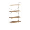 4687207095556 Стеллаж Leset Стилвуд 24 широкий, 4 полки 4687207095556 Металл, Белый