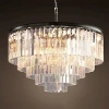 40.292 Подвесная люстра каскадная Rh 1920S Odeon Clear Glass Fringe Chandelier D80 ImperiumLoft 40,292 (73479-22) (220V, на цепи)