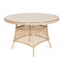 YH-T1661G Плетеный круглый стол, диаметр 118 см, цвет соломенный 4SIS Эспрессо YH-T1661G