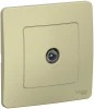 BLNTS000017 ТВ-розетка встраиваемая оконечная (бежевый) Systeme Electric Blanca BLNTS000017