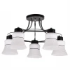 MD.51423-5-S BK+CH Потолочная люстра Imex MD.51423-5-S BK+CH