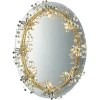06 2325 0381 08 gold+ white crystal Asfour Зеркало с подсветкой N-Light 62325 06 2325 0381 08 gold+ white crystal Asfour