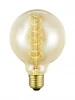 49505 Ретро лампочка накаливания шар прозрачная желтая E27 60W 220V Eglo 49505